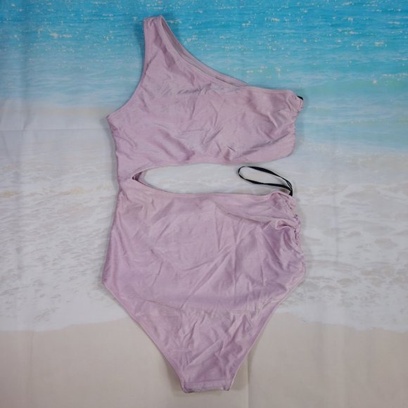 MINKPINK Women's Arabella Asymmetrical One Piece Swimsuit Swimwear Med - L - Picture 6 of 16